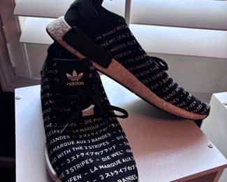 Adidas NMD R1 Blackout 3 Stripes