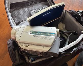 Sony handycam electronic equip