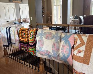 LOTS of Quilts/ Afghans 