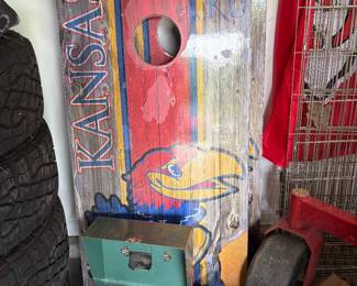 Cor hole bag toss game boards 