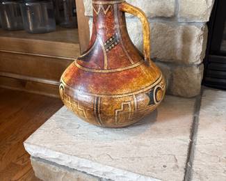 Native American Vintage Ceramic Pitcher