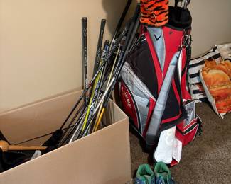 Golf Clubs & Callaway Bag 