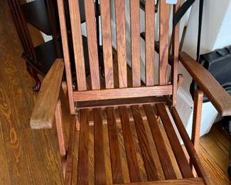 TEAK folding chair that is amazing!