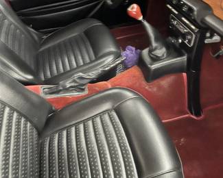 Interior of the TR 6