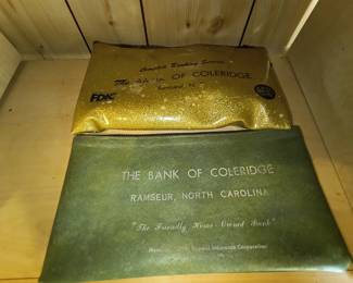 Bank of Coleridge money pouches