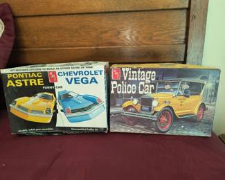 Vintage model cars