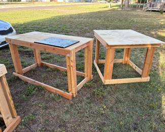 Work tables. Work benches