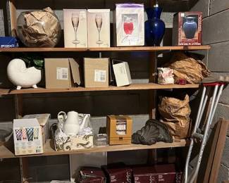 NEW IN BOX: Vintage, champagne flutes, Mikasa goblets, Anchor Hocking, Arcoroc