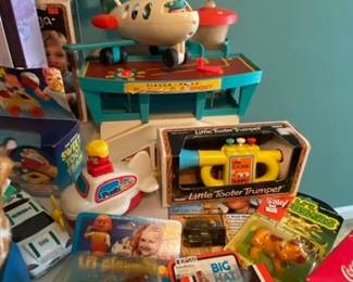 1970's Fisher-Price Airplane and Airport