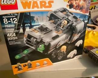 Lego Star Wars set--Open box. Bricks are still sealed in packages