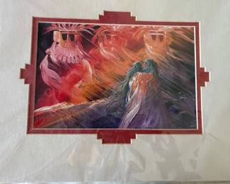 Cherokee Artist Bill Rabbit. “Strength of the People”