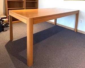Solid Oak Dining Table or Desk -  Measuring 72 in L x 36 in W x 28 in H,