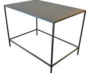 Room & Board Slim Natural Steel Table