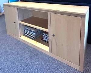  Room & Board Woodwind Maple Two-Door Media Cabinet