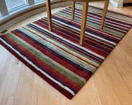 Room & Board Obeetee Streamer Rug; Size: 5'6" x 8'6"