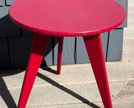 Room & Board/Loll Red Nova Accent Table