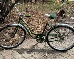Schwinn Hollywood Green Vintage Cruiser Bicycle - 1960s-70s