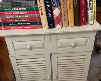 White stone wood cabinet 30”x24”x15”