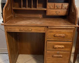 Secretary desk L:45” W:35 D: 24”