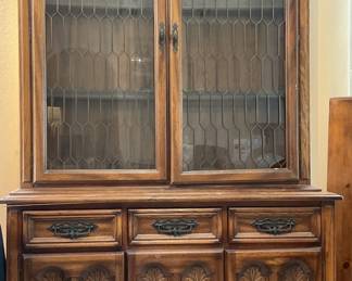 China cabinet L:81” W:50” D:18”
