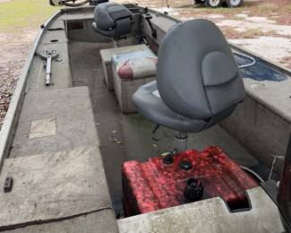 ***Available for presale*** Fisher 16ft boat with a 2010 Mercury 50, the boat has sat for a couple of years. The motor cranks but will need new fuel before starting. Per the mechanic that changed the ignition switch the motor does not appear to have been ran much. The wood floor is soft. $3200