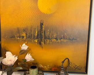 Mod 1970's wall art $125