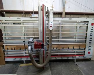 Striebig Compact TRK Vertical Panel Saw, Powers On