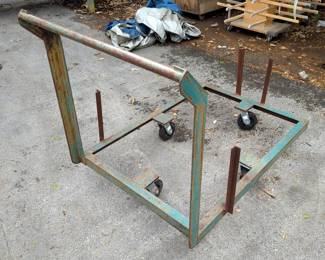 Custom Industrial Utility Cart, 42" x 57" x 37"