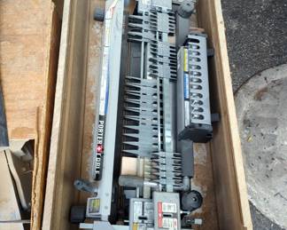 Porter Cable Omnijig Joinery System Dovetail Jig Machine, In Crate, Powers On