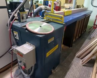 TigerStop And Whirlwind Model 1000, Powers On, Includes Extra Saw Blades