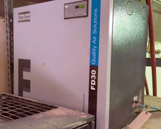 Atlas Copco Air Dryer, Model FD30, Powers On