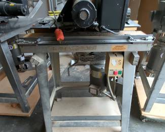 LA Weaver Industrial Shaper With Baldor Power Feed, Powers On, Model BC-130
