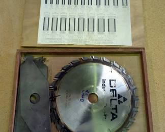 Delta Dado Blade Set, In Wood Case