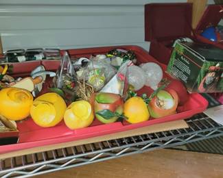 Vintage Christmas ornaments