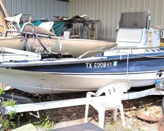 Pro Master Travis edition bass boat with Johnson 150 motor