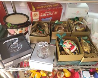 Waterford Christmas ornaments