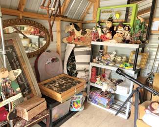 View of the rear shed