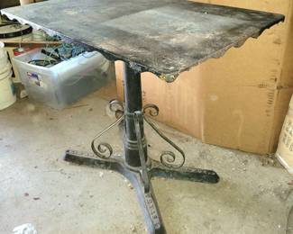 Alamo Iron Works table