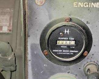 Army double generator trailer