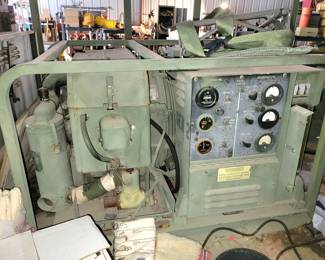 Army double generator trailer