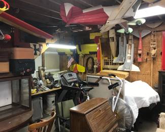 More hanging planes, drop leaf desk