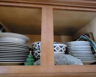Several sets of dishes