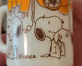 Fire-King Snoopy mug