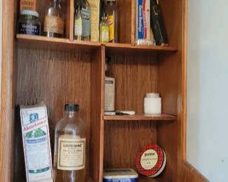 filled with old bottles