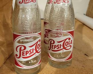 Vintage Pepsi bottles
