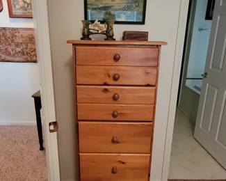 Lingerie dresser.  Part of matching bedroom furniture set.  