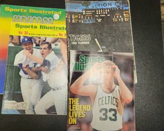 Vintage sports magazines 