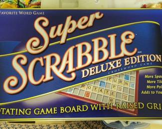 Rotating Super Scrabble game