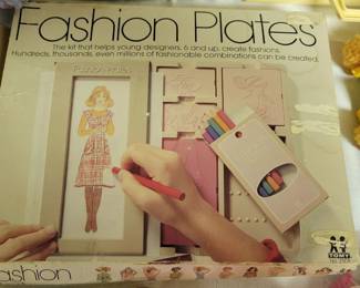 1970s Tomy Fashion Plates