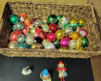Vintage Christmas ornaments 